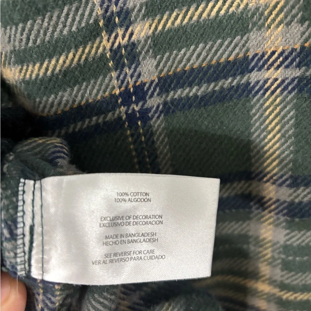 Woolrich Green Plaid Shirt Jacket